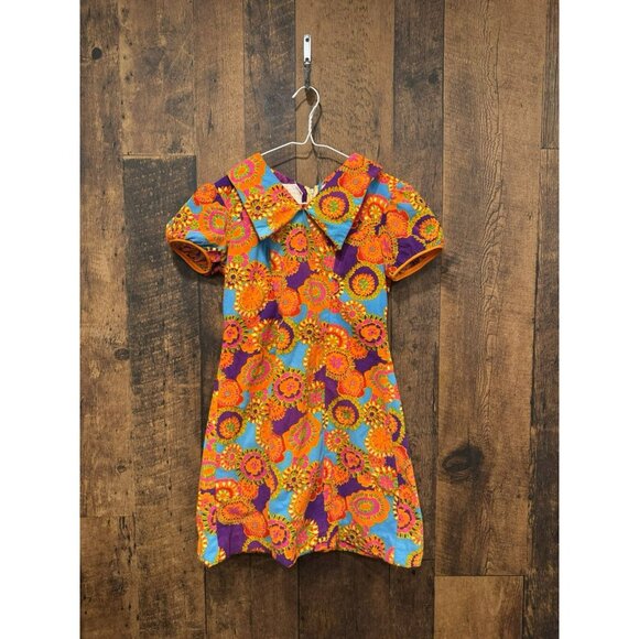 Vintage Retro Boho Hippie Style Dress HANDMADE EUC - Picture 2 of 6